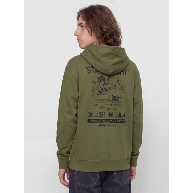 Vans Trashy Pullover Green Balsam Ανδρικο Φουτερ Χακι