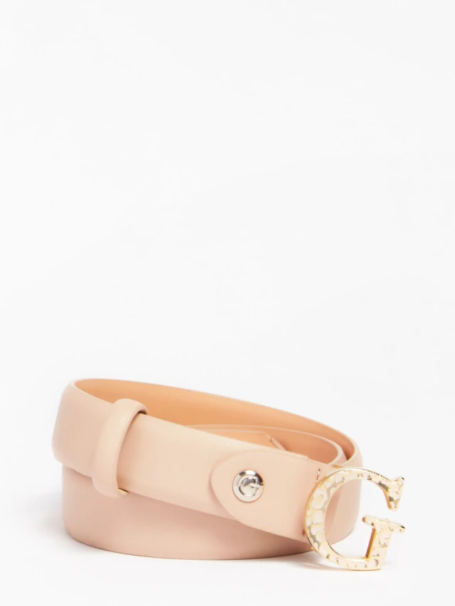 Guess Adjustable Pant Belt Γυναικεια Ζωνη Νουντ