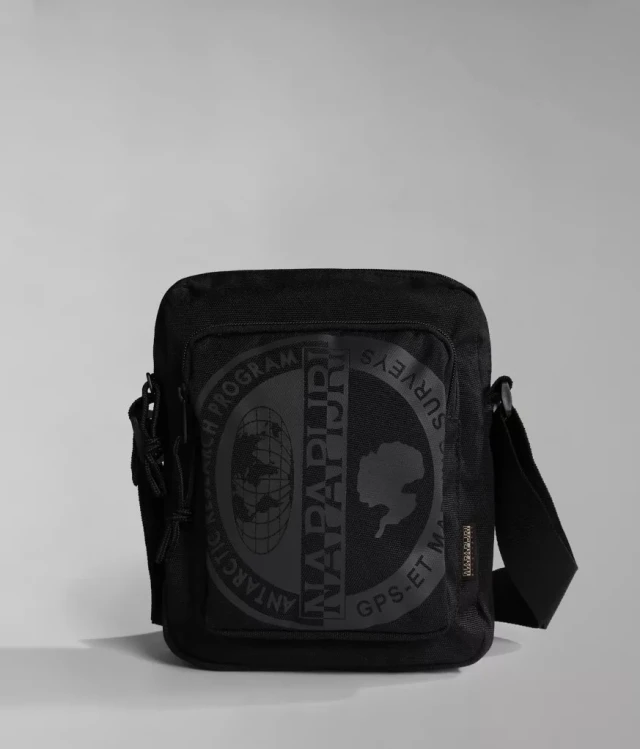 Napapijri HAPPY CROSS PKT 4 BLACK 041 Τσάντα Μαύρο