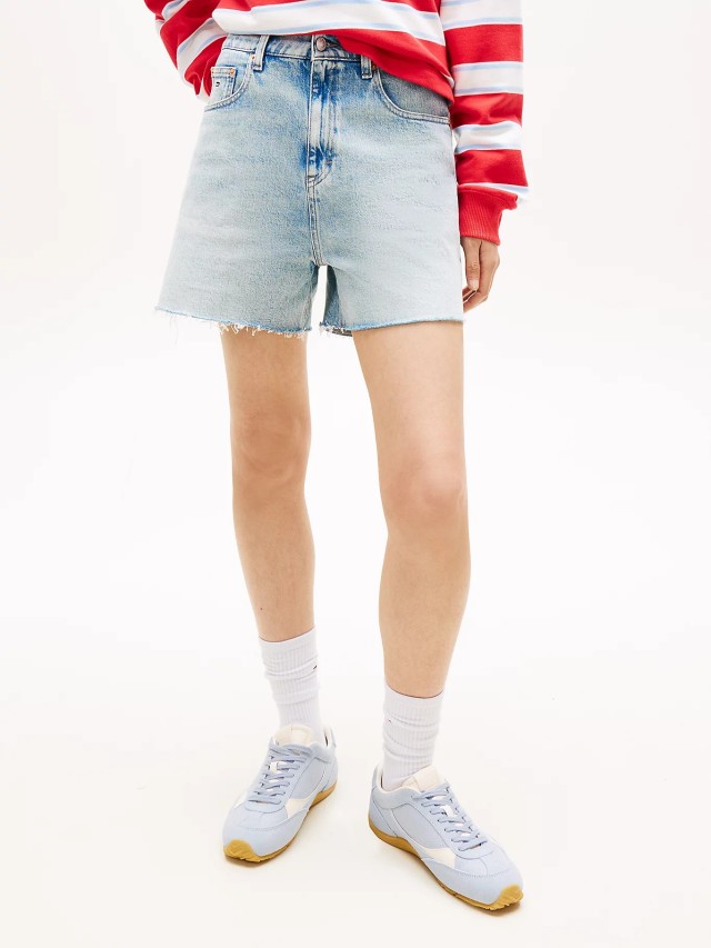 Tommy Hilfiger Mom Short Γυναικείο Σορτς Τζιν