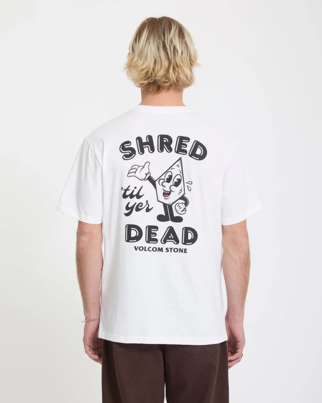 Volcom Miste Stone Bsc Sst Ανδρική Μπλούζα Λευκή