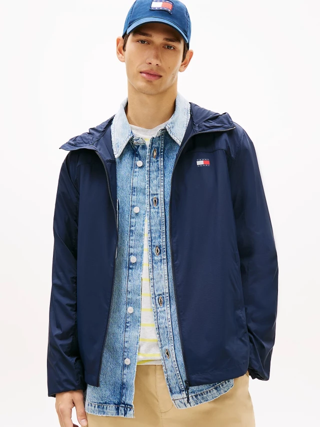 Tommy Hilfiger Tjm Outdoor Shell Jacket Ext Ανδρικό Μπουφάν Μπλε