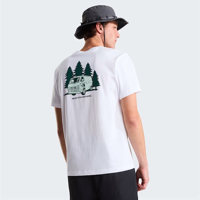 The North Face M Van Life Rx Ss Tee Tnf White Ανδρική Μπλούζα Λευκή