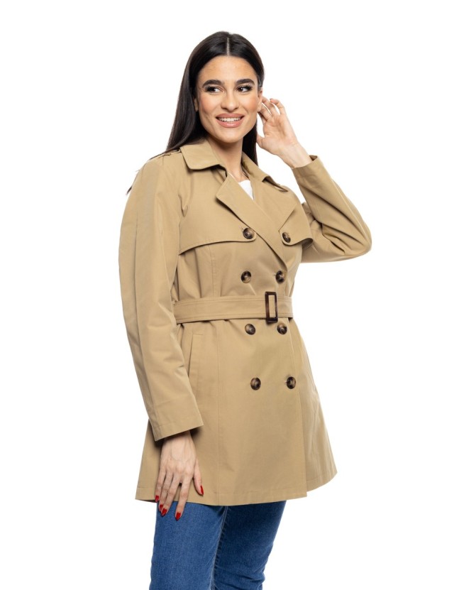 Biston  Γυναικεια Καπαρντινα Μπεζ