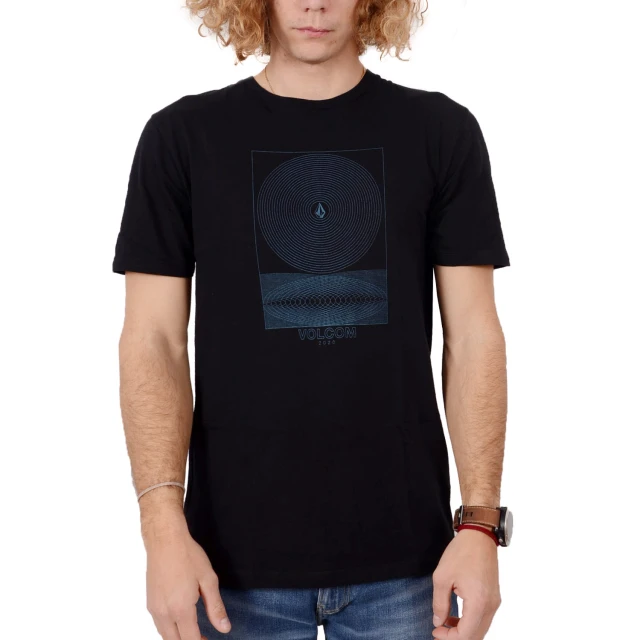 Volcom Ανδρικη Μπλουζα Μαυρη