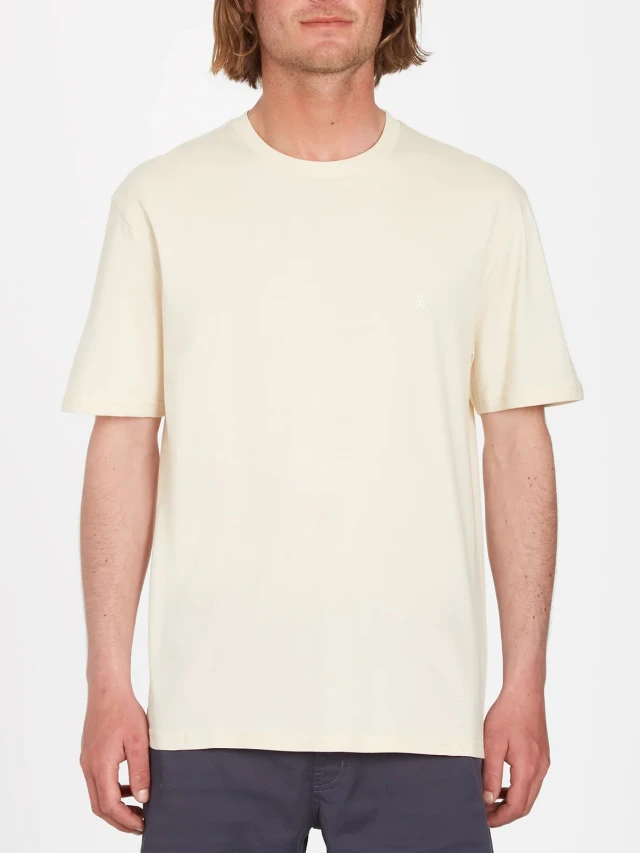 Volcom Fa Stone Blanks Bsc Sst Ανδρική Μπλούζα Εκρού