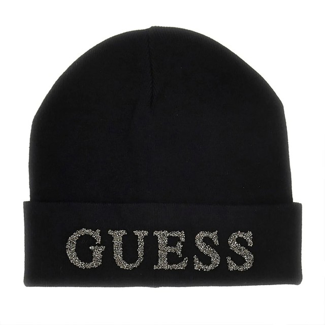 Guess Beanie Γυναικείος Σκούφος Μαύρος