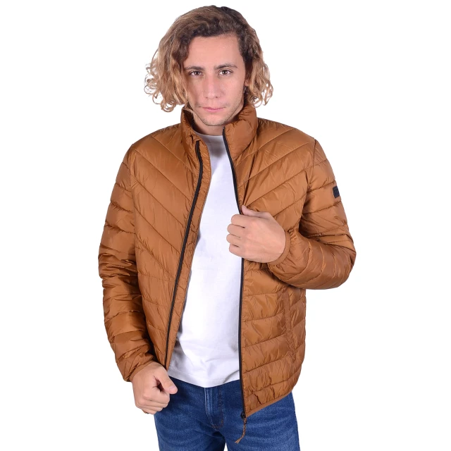Tom Tailor 2Nd 108 Lightweight Jacket Ανδρικο Μπουφαν Καφε