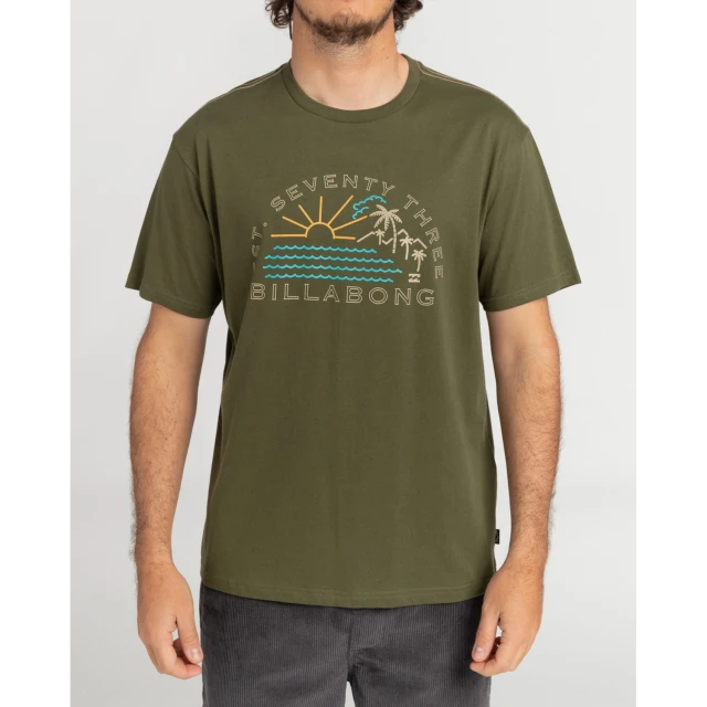Billabong Isla Vista Ss Ανδρικh Μπλουζα Χακι