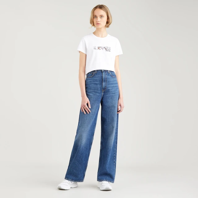 Levis The Perfect Tee Dream State Mo Γυναικεια Μπλουζα Λευκη