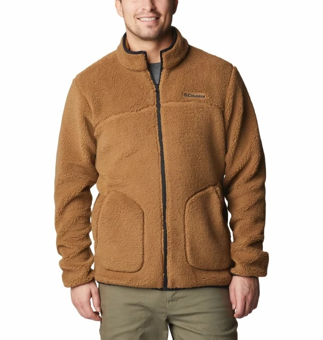 Columbia Rugged Ridge Ii Sherpa Fleece Ανδρικη Ζακετα Καφε