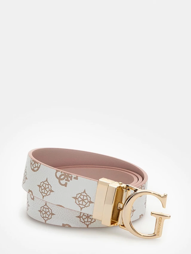 Guess Adj & Rev Pant Belt Γυναικεία Ζώνη Μπεζ
