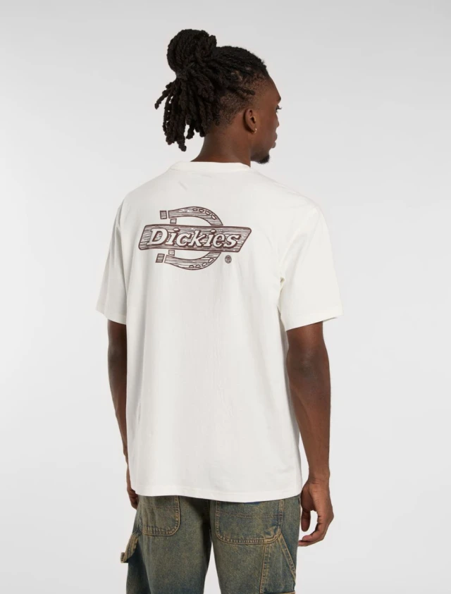 Dickies Wood Logo Tee Egret Ανδρική Μπλούζα Μπεζ