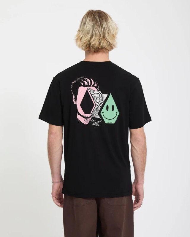 Volcom Aura Bsc Sst Ανδρική Μπλούζα Μαύρη