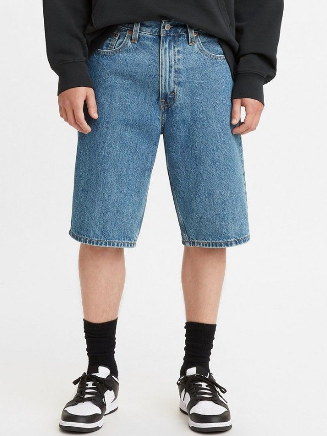 Levis 469 LOOSE SHORTS MED INDIGO - FLAT FINISH Ανδρικη Βερμουδα Τζιν