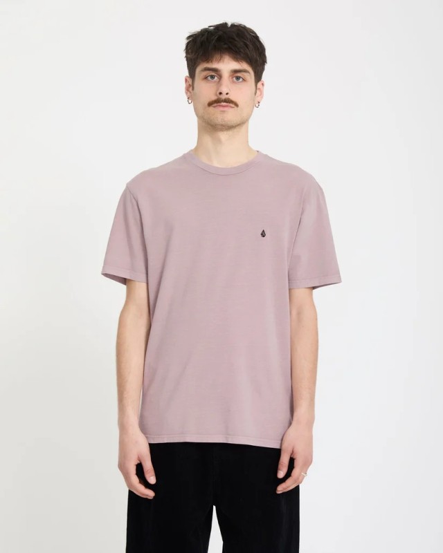 Volcom Solid Stone Emb Sst Ανδρική Μπλούζα Ροζ