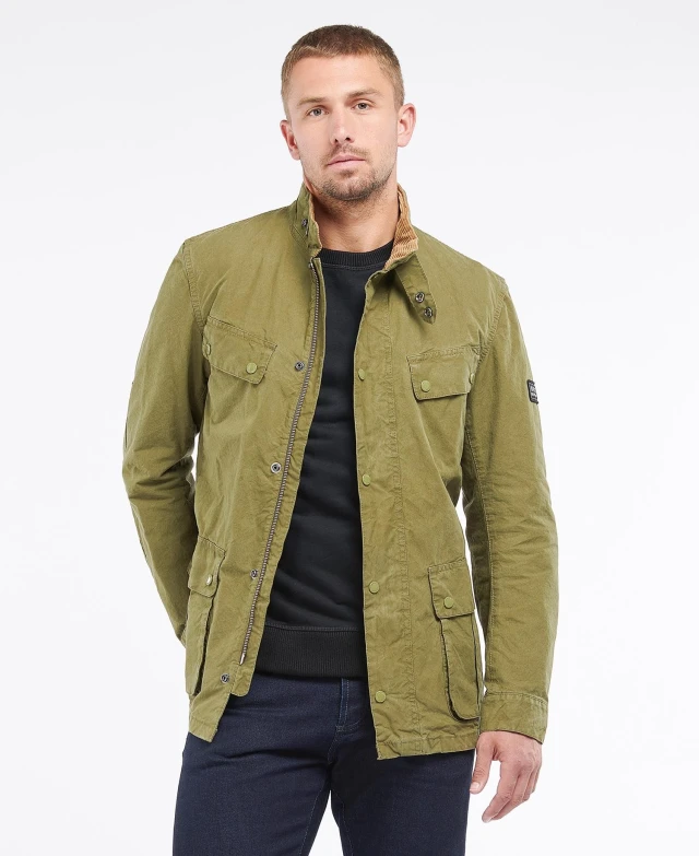 Barbour B.intl Summer Wash Duke Ανδρικο Μπουφαν Λαδι