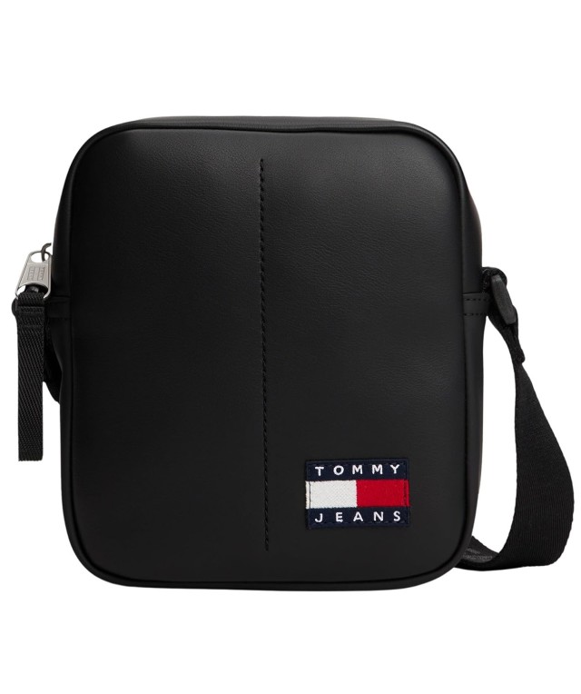 Tommy Hilfiger Tjm Ess Daily Pu Reporter Ανδρική Τσάντα Μαύρη