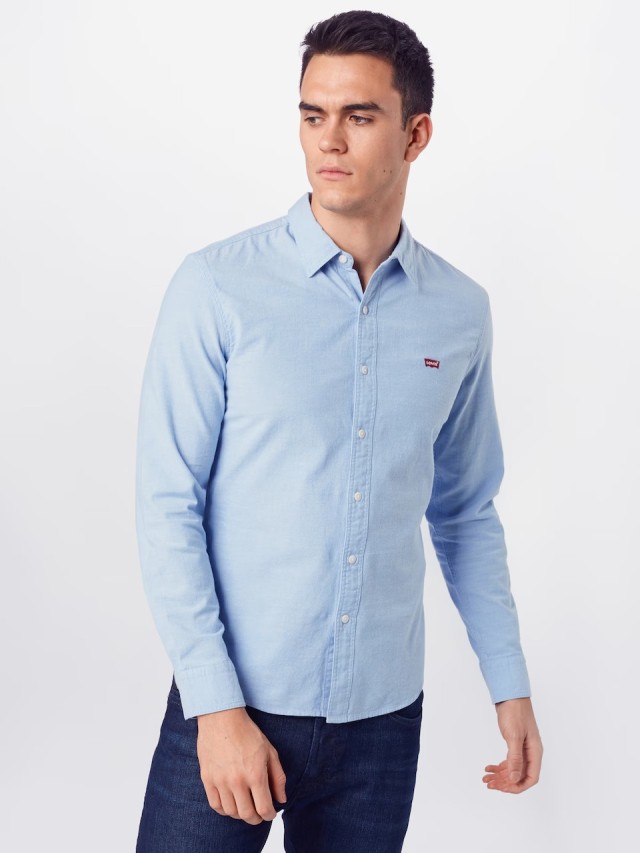 Levis Ls Battery Hm Shirt Slim Allur Ανδρικό Πουκάμισο Σιελ