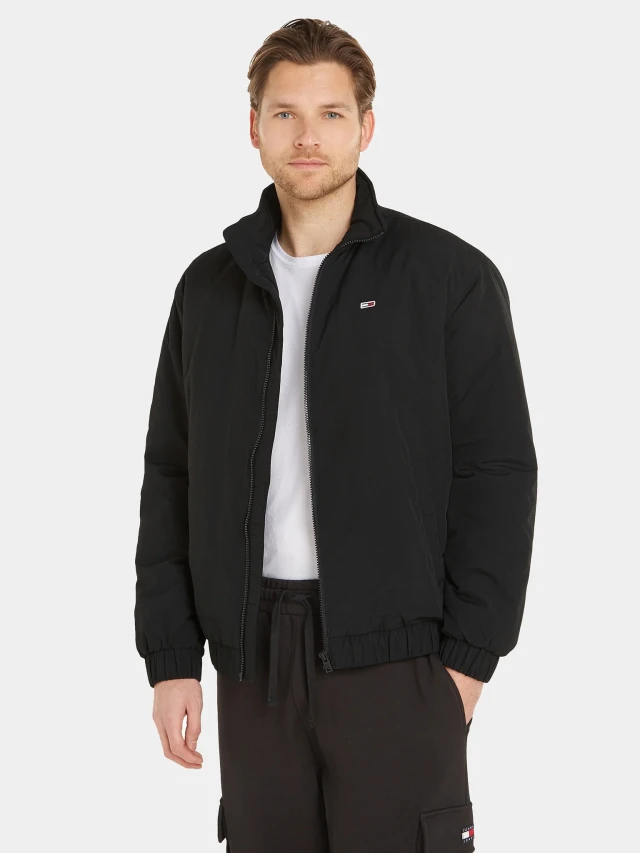 Tommy Hilfiger TJM ESSENTIAL PADDED JACKET Ανδρικό Μπουφάν Μαύρο