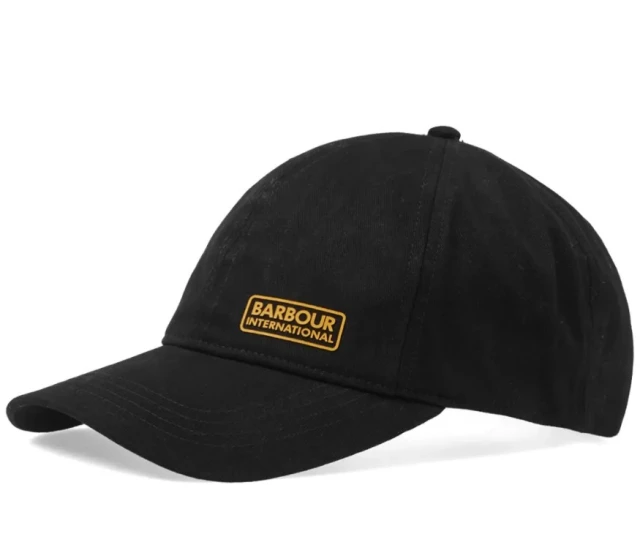 Barbour B.intl Norton Drill Sports Cap Ανδρικο Καπελο Μαυρο