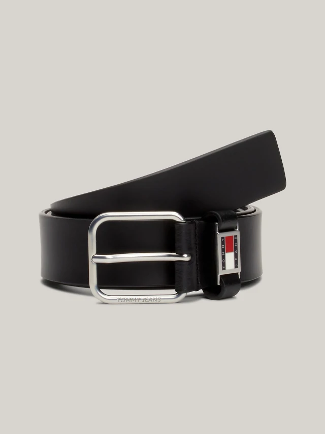 Tommy Hilfiger Tjm Scanton 3.5 Ανδρική Ζώνη Μαύρη