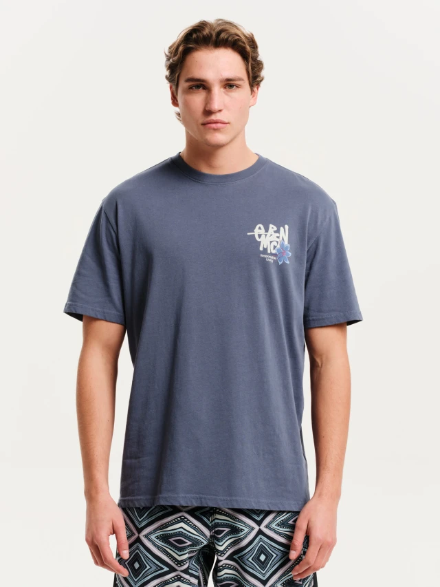 Emerson Mens s/s T-Shirt Ανδρική Μπλούζα Μπλε