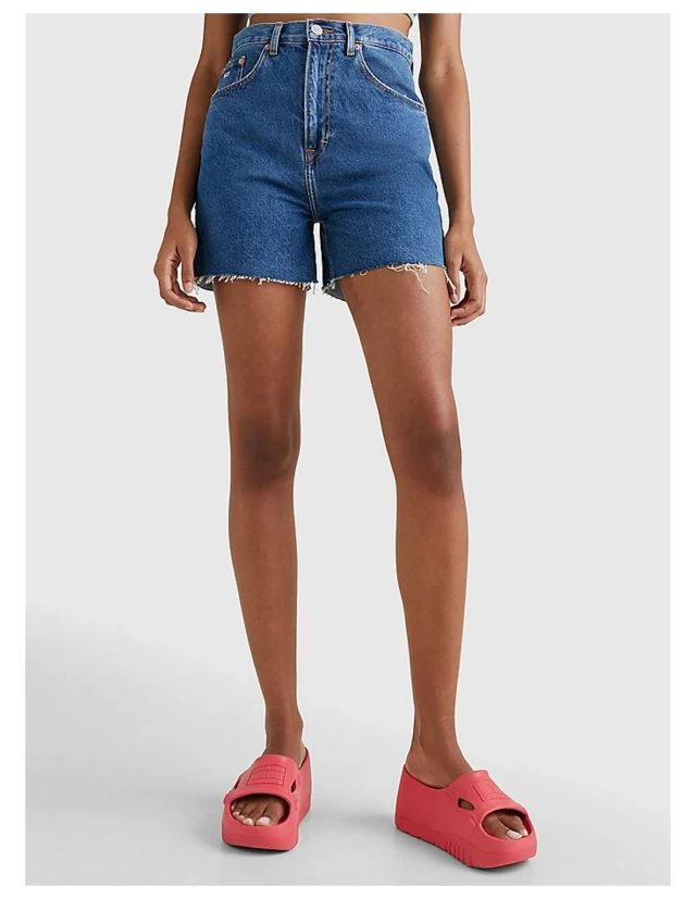 Tommy Hilfiger Mom Short Bg0032 Γυναικείο Σορτς Τζιν