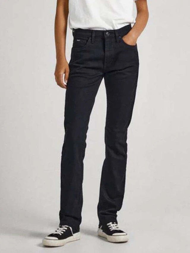 Pepe Jeans Grace Γυναικείο Παντελόνι Τζιν Μαυρο