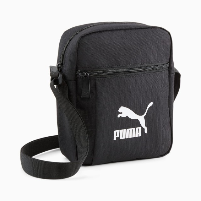 Puma Classics Archive Compact Portable Τσαντάκι Χιαστί Μαύρο