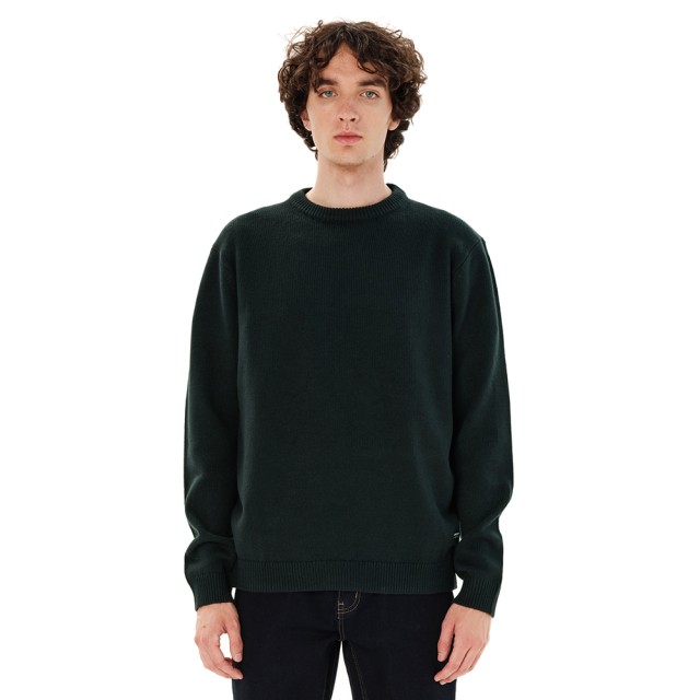 Emerson Mens Classic Knit Sweater Ανδρικό Πλεκτό Πράσινο