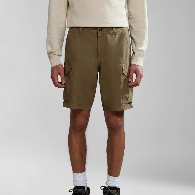 Napapijri Noto 2.0 Dark Olive G3a Ανδρική Βερμούδα Λαδί
