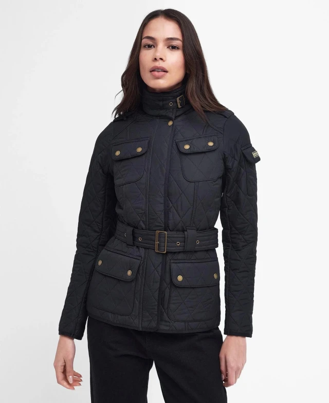 Barbour B.Intl Polarquilt Quilted Jacket Γυναικείο Μπουφάν Μαύρο