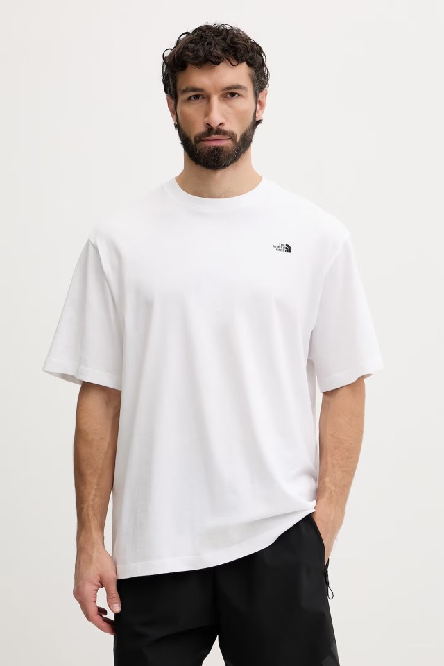 The North Face M Ess Sd Os Ss Tee Tnf White Ανδρική Μπλούζα Λευκή