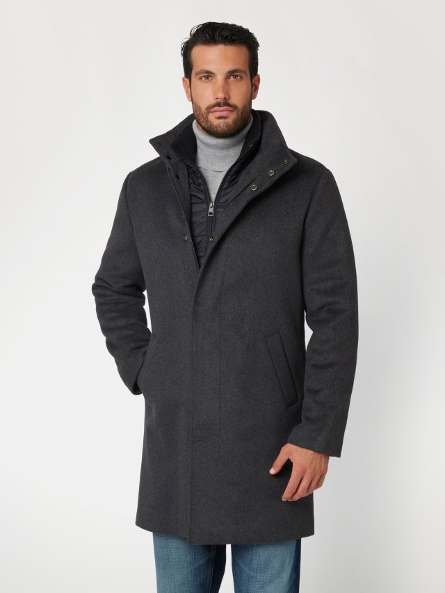 Guess Urban Coat Ανδρικό Παλτό Γκρι