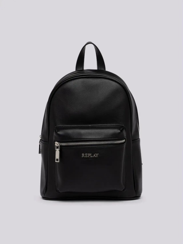 Replay Γυναικεία Τσάντα Backpack Μαύρη