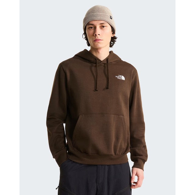 The North Face M Evo Box Nse Reg Hd Dark Chestnu Ανδρικο Φουτερ Καφε