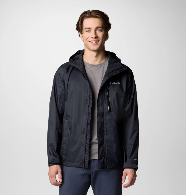 Columbia  Pouring Adventure™ III Jacket Ανδρικό Αντιανεμικό Μπουφάν Μαύρο