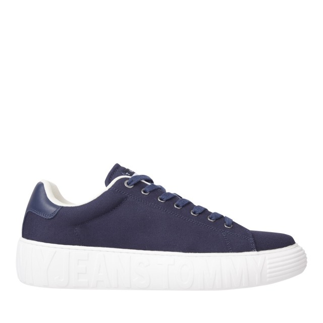 Tommy Hilfiger Tommy Jeans Canvas Outsole Ανδρικά Sneakers Μπλε