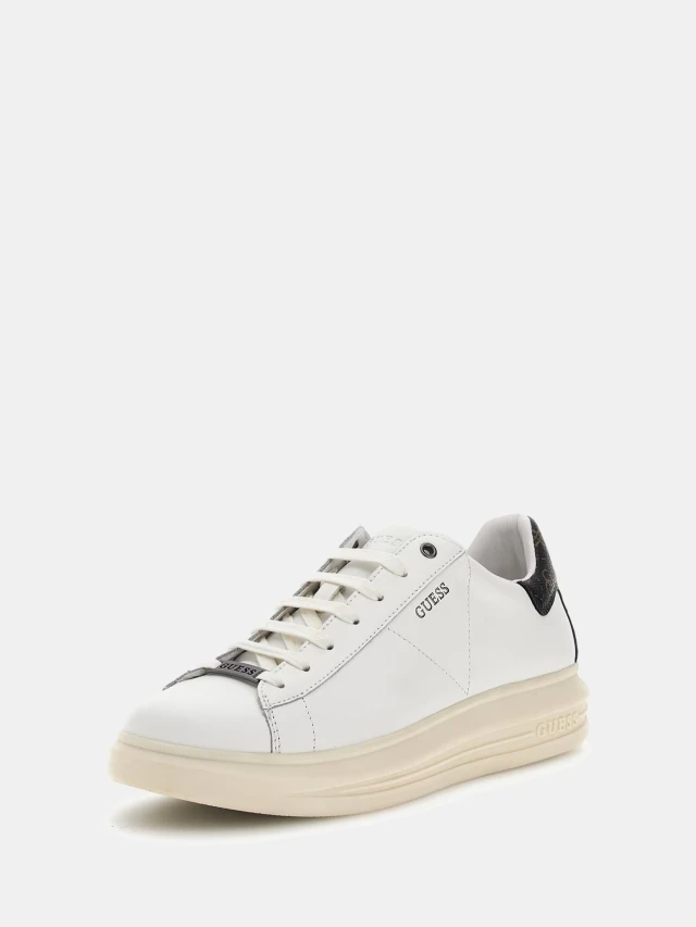 Guess Vibo Ανδρικά Sneakers Λευκά