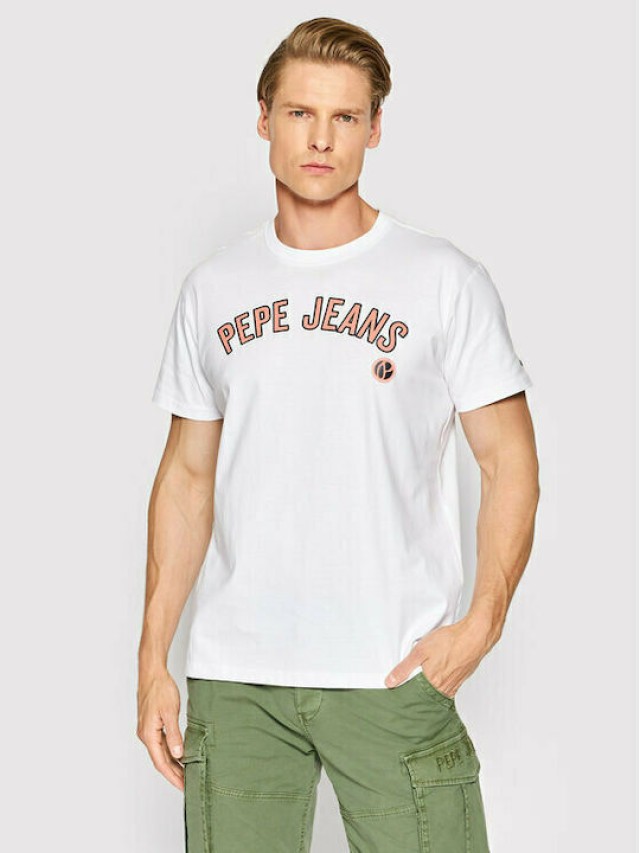 Pepe Jeans E2 Alessio Ανδρική Μπλούζα Λευκή