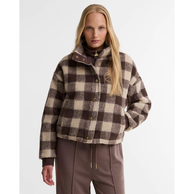 I Barbour B.Intl Amaya Fleece Γυναικείο Μπουφάν Fleece Καφέ Multi
