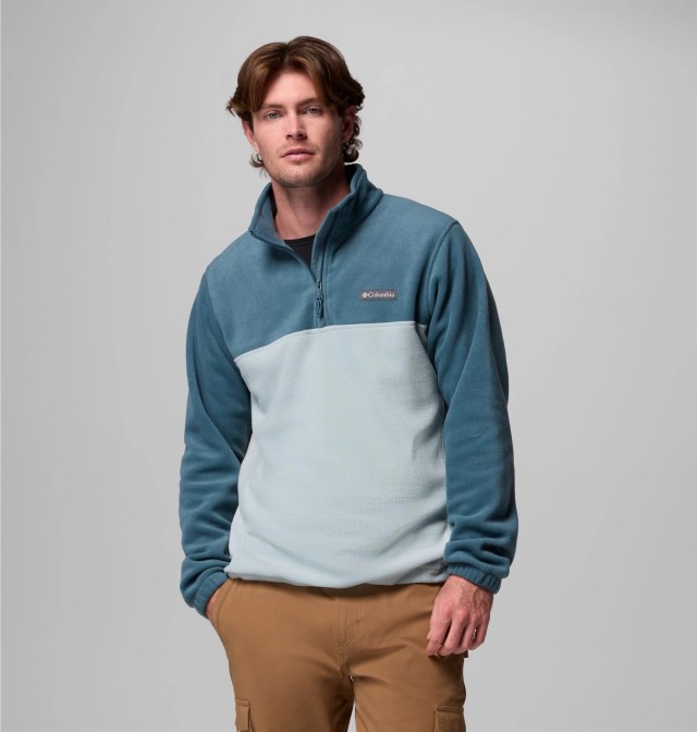 Columbia Steens Mountain™ Half Zip Ανδρικο Fleece Multi Μπλε