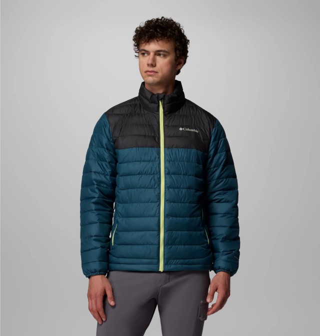 Columbia Powder Lite™ II Jacket Ανδρικό Μπουφάν Μπλε Μαύρο