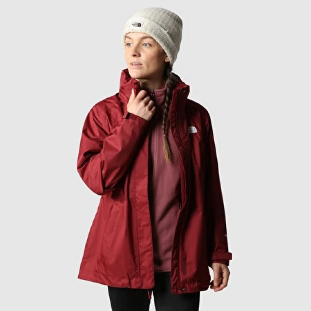 The North Face W Evolve ii Tri Jkt Cordvn/Wildgn Γυναικείο Μπουφάν Μπορντό