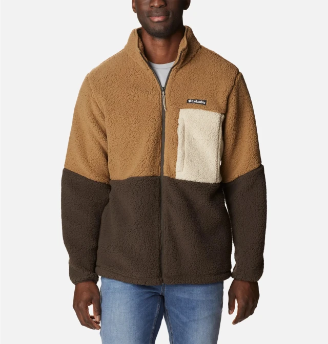 Columbia Mountainside™ Heavyweight Fleece Ανδρική Ζακέτα Fleece Καφε-Μπεζ