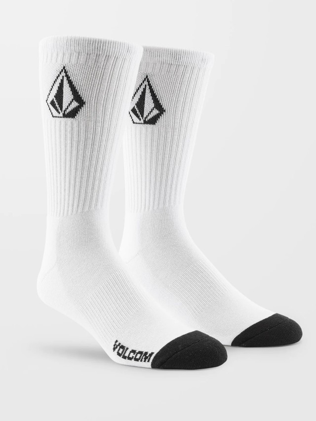 Volcom Fa Full Stone Sock 3pk Κάλτσες  Λευκό