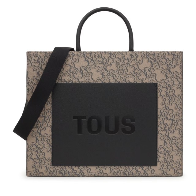 Tous Shopper Xl. Amaya K M Evol New Topo Γυναικεία Τσάντα Μπεζ