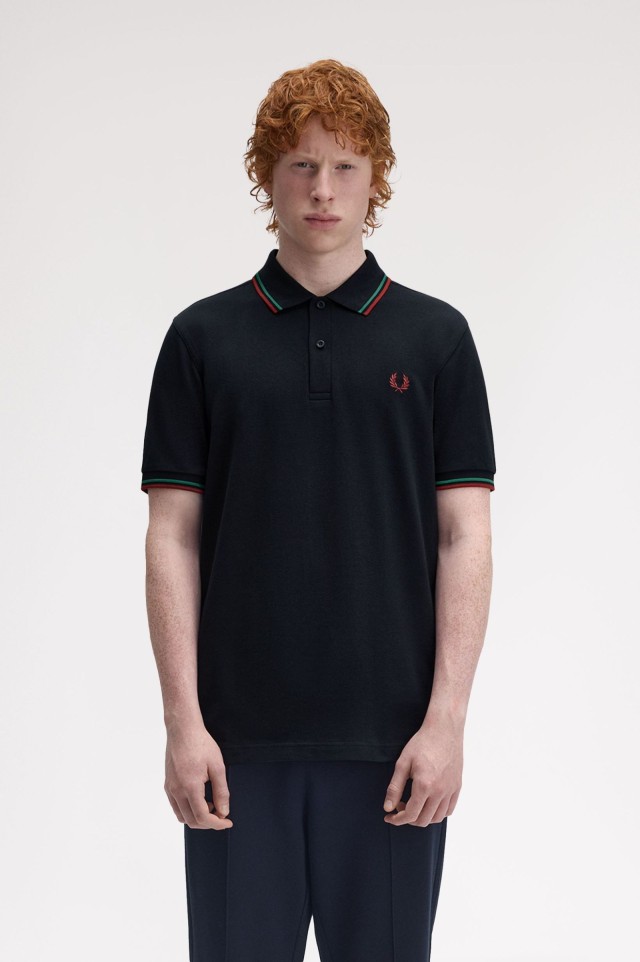 Fred Perry Ανδρική Μπλούζα Polo Μπλε