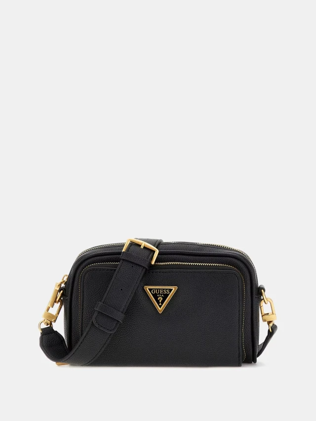 Guess Cosette Camera Crossbody Γυναικεία Τσάντα Μαύρη